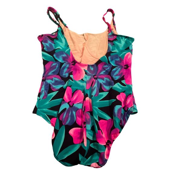 The Slim Suit 24W Plus Size Vintage Bathing Suit Made In USA - Picture 3 of 3